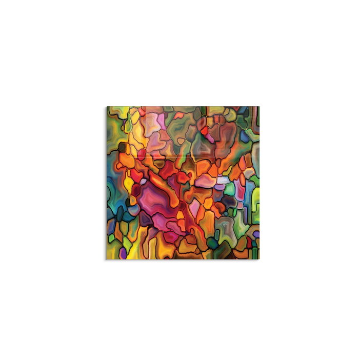 Wallity Pintura Decorativa de Vidrio Templado Multicolor 60 x 60 cm Wallity Pintura Decorativa de Vidrio Templado Multicolor 60 x 60 cm